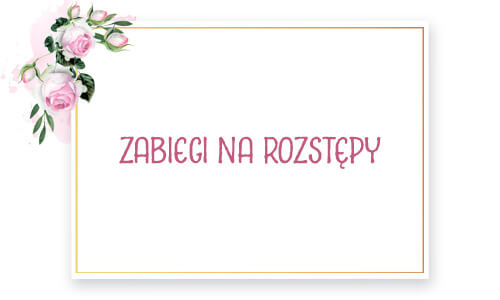 zabiegi na rozstępy